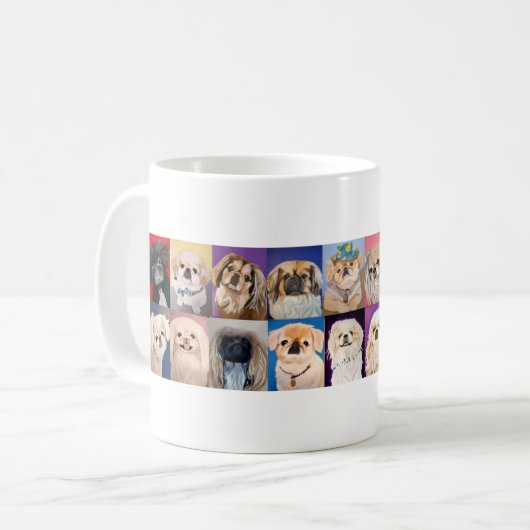 Pekingese Art Mug (Devant gauche)