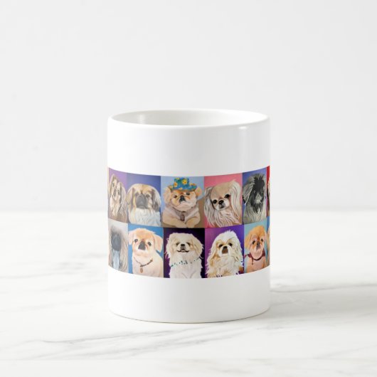 Pekingese Art Mug (Centre)