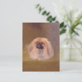  Pekingese Briefkaart (Staand voorkant)