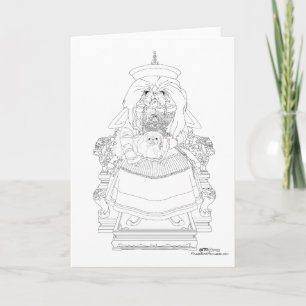 Pekingese Celestial met Kaart voor huisdieren