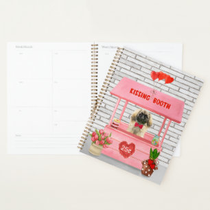 pekingese Chien Valentine's Day Kissing Booth