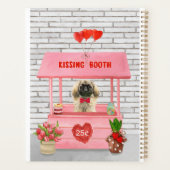 pekingese Chien Valentine's Day Kissing Booth (Dos)