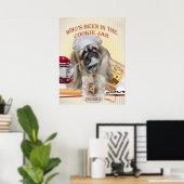 Pekingese die in het Poster van de Koekjespot is g (Thuiskantoor)
