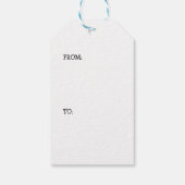 Pekingese Dog Breed Christmas Stars Cadeaulabel (Achterkant)