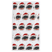 Pekingese Dog Breed Christmas Stars Klein Cadeauzakje (Voorkant)