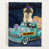 Pekingese Dog Halloween Truck Planner (Voorkant)
