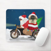 Pekingese Dog kerstkerstkerstkerstman Muismat (Met muis)