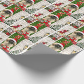Pekingese Dog Kerstmis Cadeaupapier (Hoek)