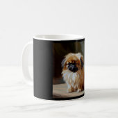 Pekingese Dog Koffiemok (Voorkant links)