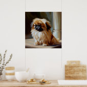 Pekingese Dog Poster (Keuken)