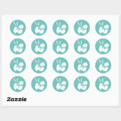 Pekingese Dog Puppy Ronde Sticker (Vel)
