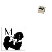 Pekingese Dog Puppy Rubberstempel (Gestempeld)