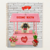 pekingese Dog Valentijnsdag Kissing Booth Planner (Voorkant)