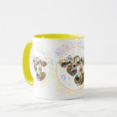 Pekingese Feestgroep Mok (Voorkant links)