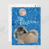 Pekingese Halloween Briefkaart (Voorkant / Achterkant)