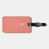 Pekingese Hond Bagage Label (Achterkant horizontaal)