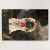 Pekingese Hond in Halloween Kostuum Legpuzzel (Horizontaal)