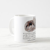 Pekingese Keepomwille - MALE Koffiemok (Voorkant links)