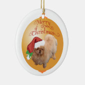 Pekingese Kerst Ornament (Rechts)