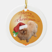 Pekingese Kerst Ornament (Voorkant)