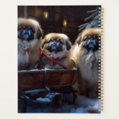 Pekingese Kerstfeest Seizoen Planner (Achterkant)