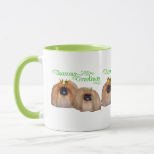 Pekingese Kerstmis Mok