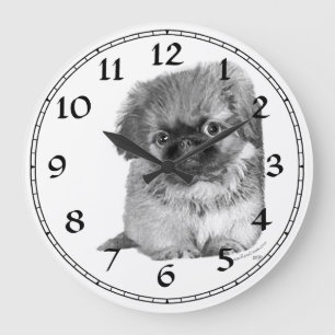Pekingese Klok
