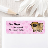 Pekingese Love (puppy cut) Etiket (Insitu)