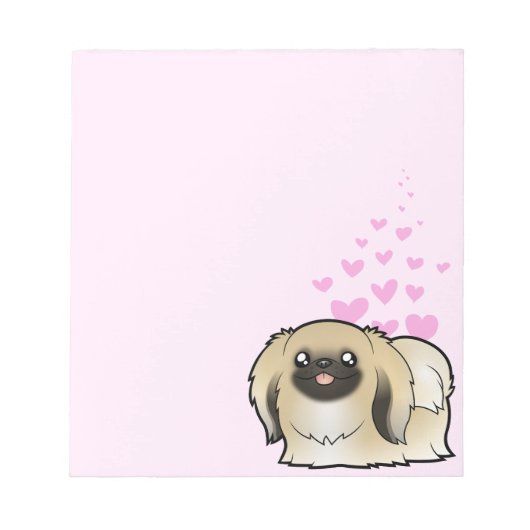 Pekingese Love (show cut) Notitieblok (Voorkant)