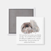 Pekingese magneet (Voorkant / Achterkant)