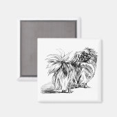 Pekingese Magneet (Voorkant / Achterkant)