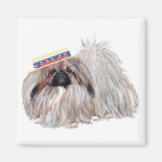 Pekingese Magnet (Devant)