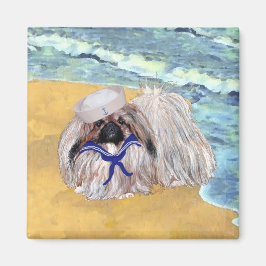 Pekingese Magnet (Devant)