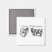 Pekingese Magnet (Recto/Verso)