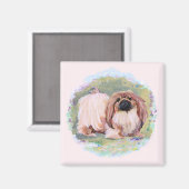 Pekingese Magnet Magneet (Voorkant / Achterkant)