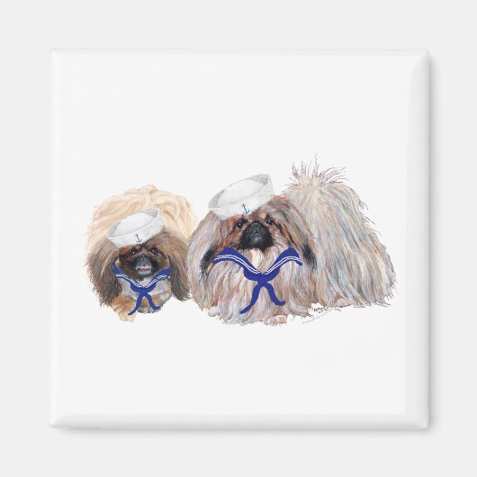 Pekingese Magnet Magneet (Voorkant)