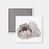 Pekingese Magnet Magneet (Voorkant / Achterkant)