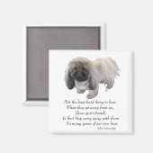 Pekingese Magnet Magneet (Voorkant / Achterkant)
