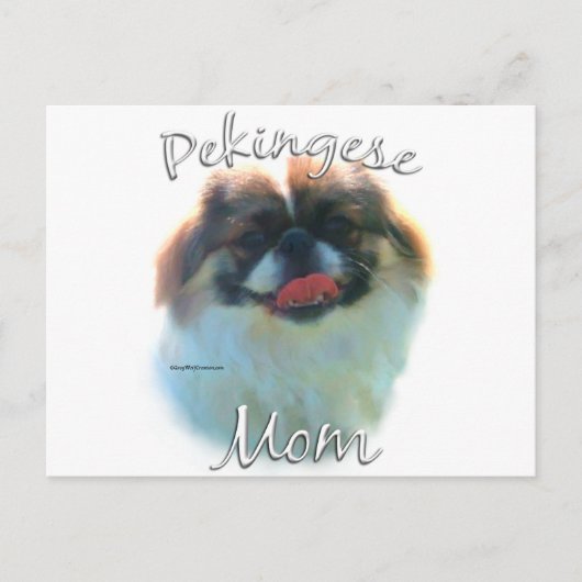 Pekingese mama 2 briefkaart (Voorkant)