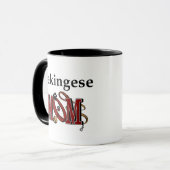 Pekingese Maman Mug (Devant gauche)