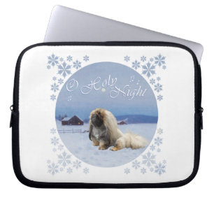 Pekingese O Heilige Nacht Laptop Sleeve