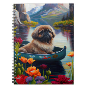 Pekingese op een peddel: Een Schitterend Avontuur Notitieboek
