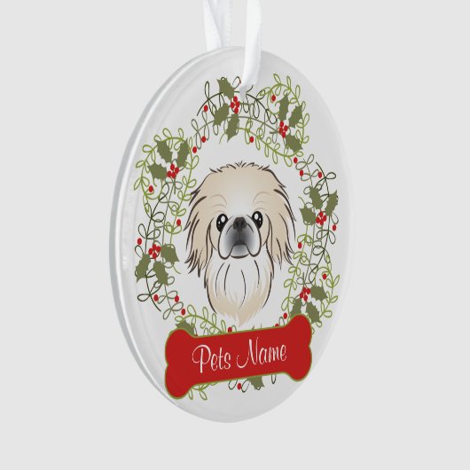 Pekingese  Ornament (voorkant)