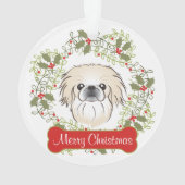 Pekingese  Ornament (achterkant)