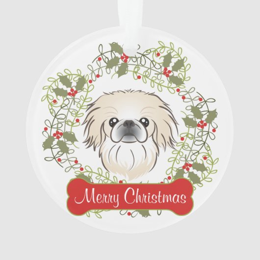 Pekingese Ornament (achterkant)