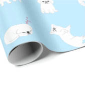 Pekingese patroonverlooppapier cadeaupapier (Rol Hoek)