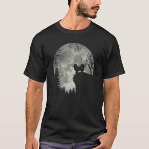 Pekingese, pekinese en Moon Halloween T-shirt