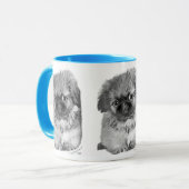 Pekingese Pup Mok (Voorkant links)
