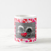 Pekingese Puppies wensen een fijne Valentijnsdag Koffiemok (Center)