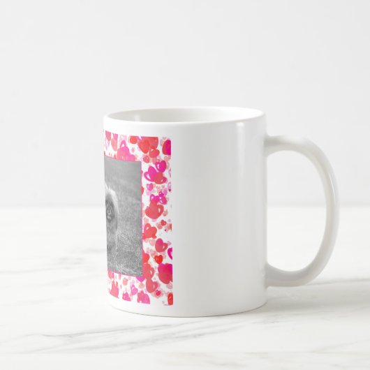 Pekingese Puppies wensen een fijne Valentijnsdag Koffiemok (Rechts)